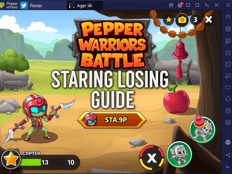 Pepper Warriors Battle Game Screenshot